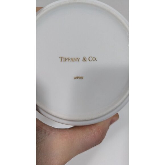 Tiffany Company Globe Trinket Box With Gold Trim - Picture 12 of 12